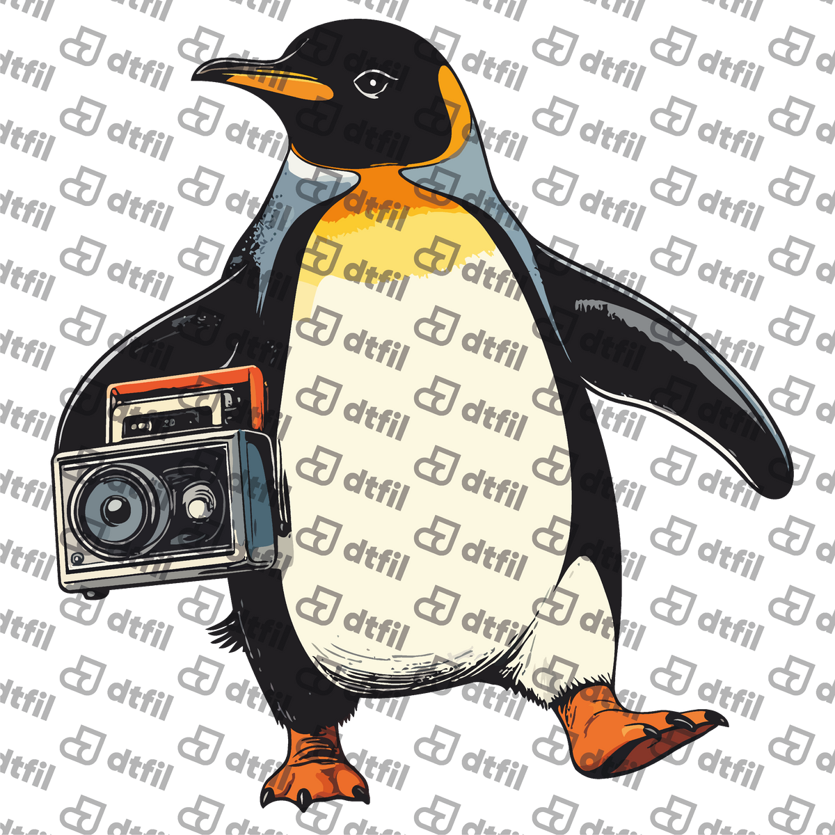 Animals - Vintage Photographer Penguin