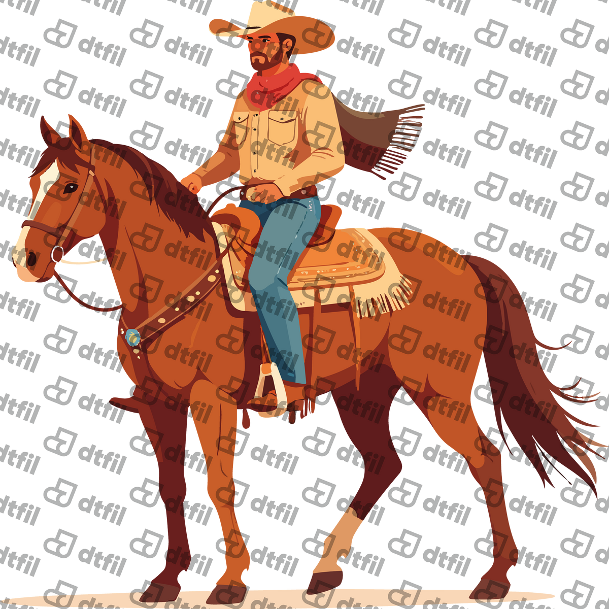 Animals - Western Cowboy Horse