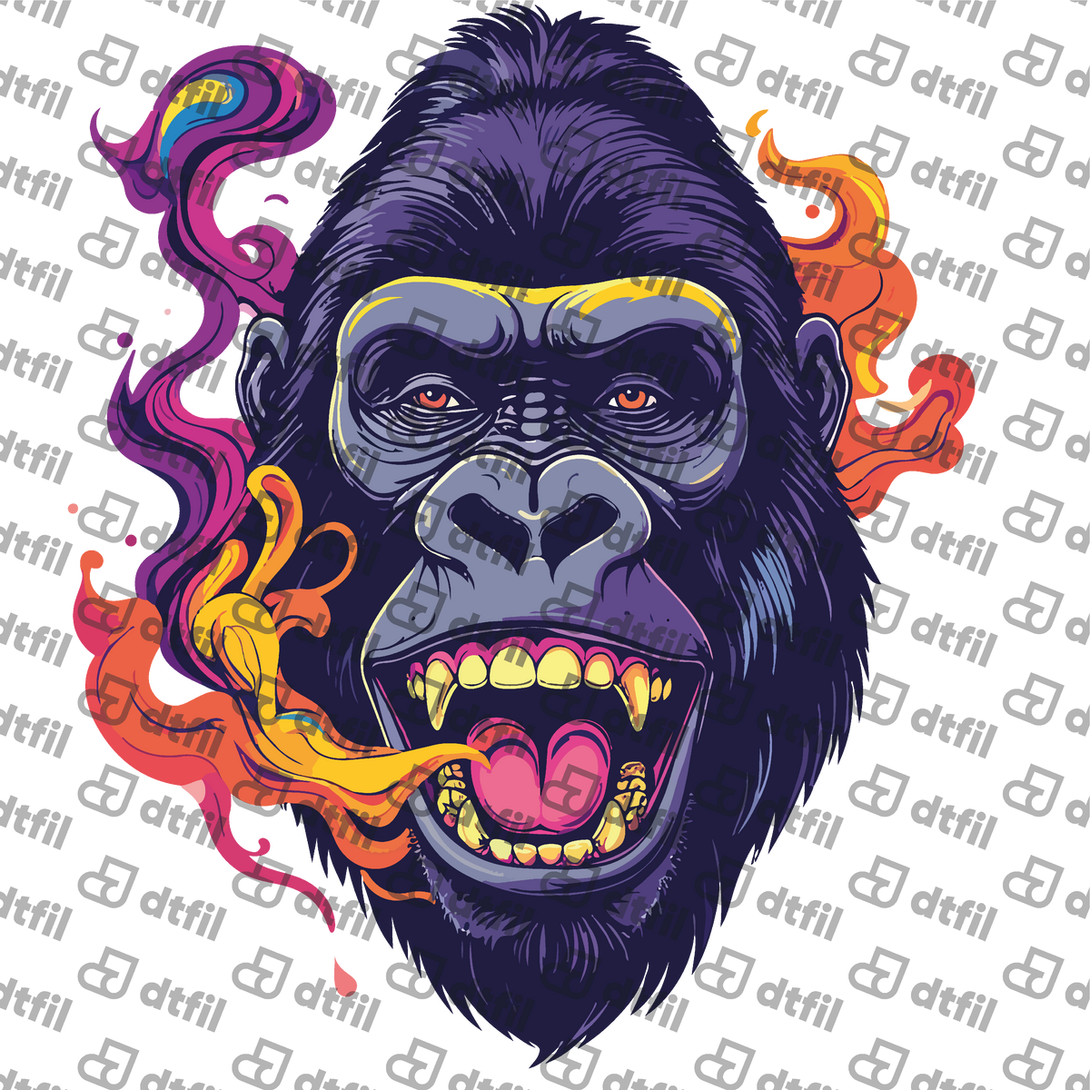 Animals - Neon Roar Gorilla