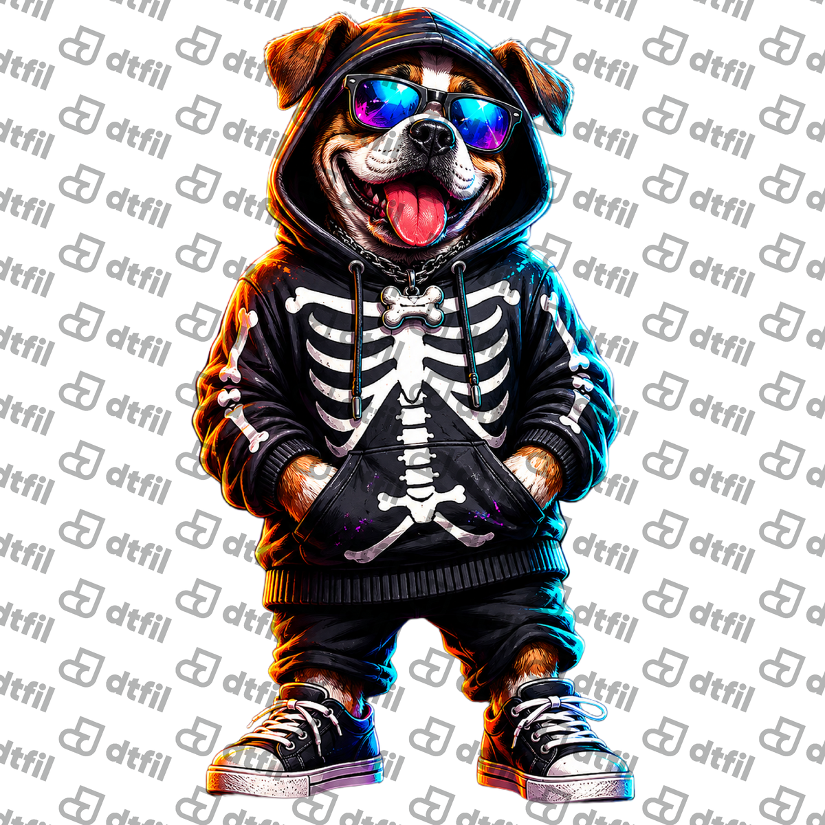 Halloween - Skeleton Street Pup