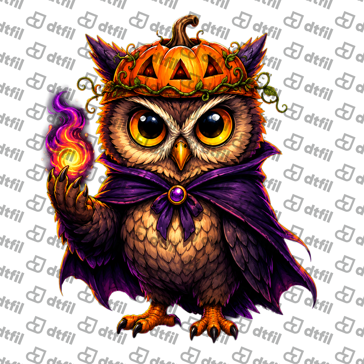 Halloween - Pumpkin Spell Owl