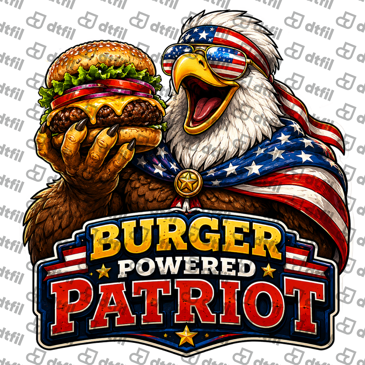 4th of July - Burger Powered Patriot