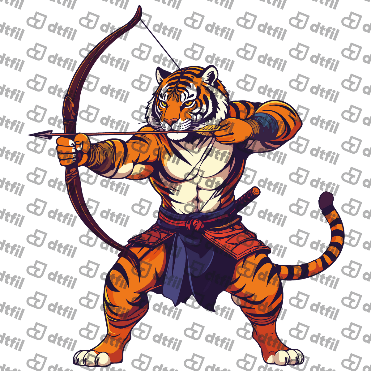 Animals - Samurai Bowman Tiger