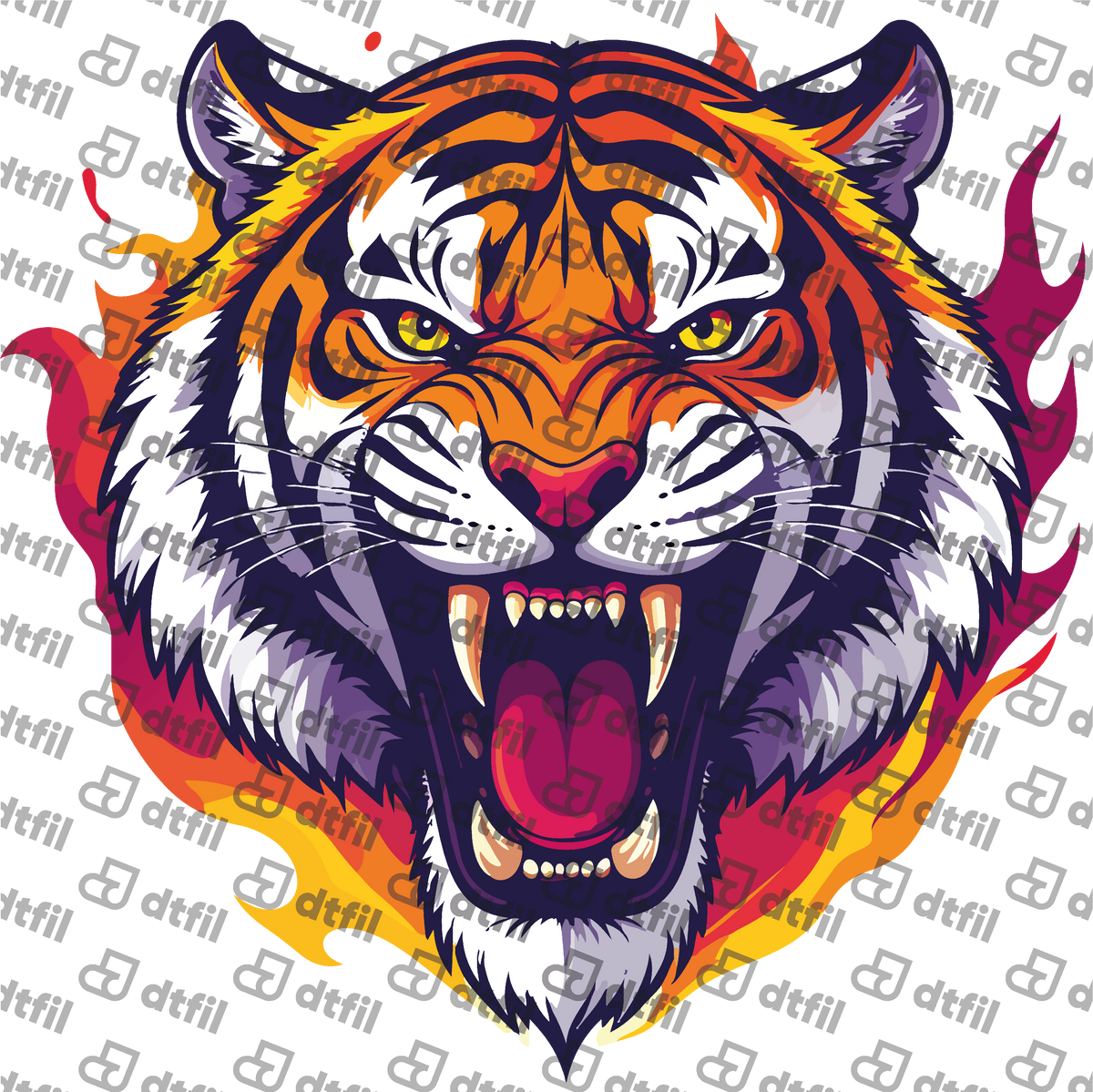 Animals - Roaring Inferno Tiger