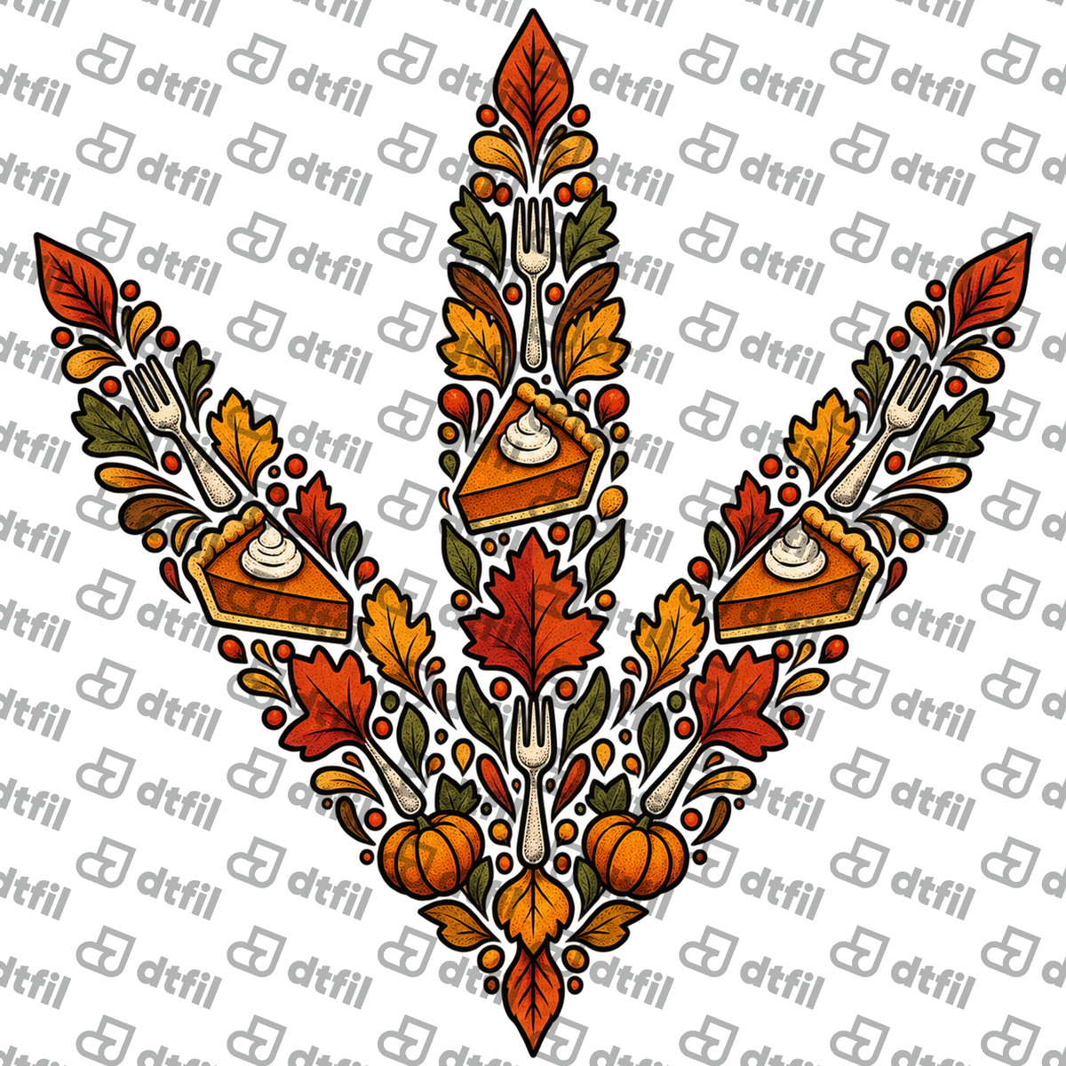 Thanksgiving - Harvest Pie & Autumn Elegance