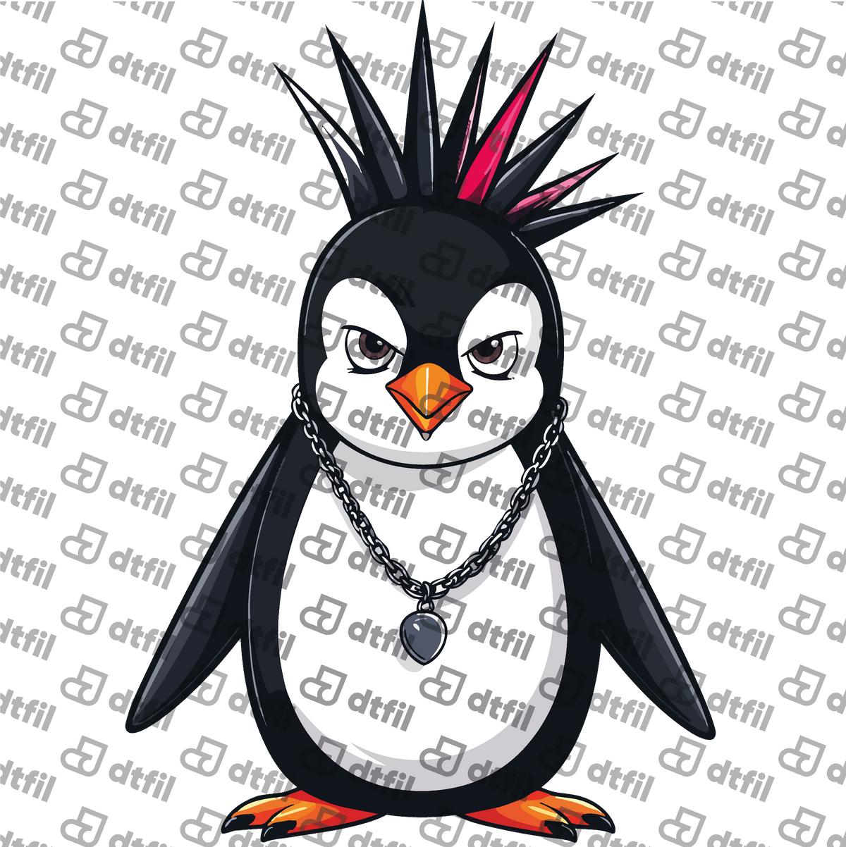 Animals - Rebel Punk Penguin