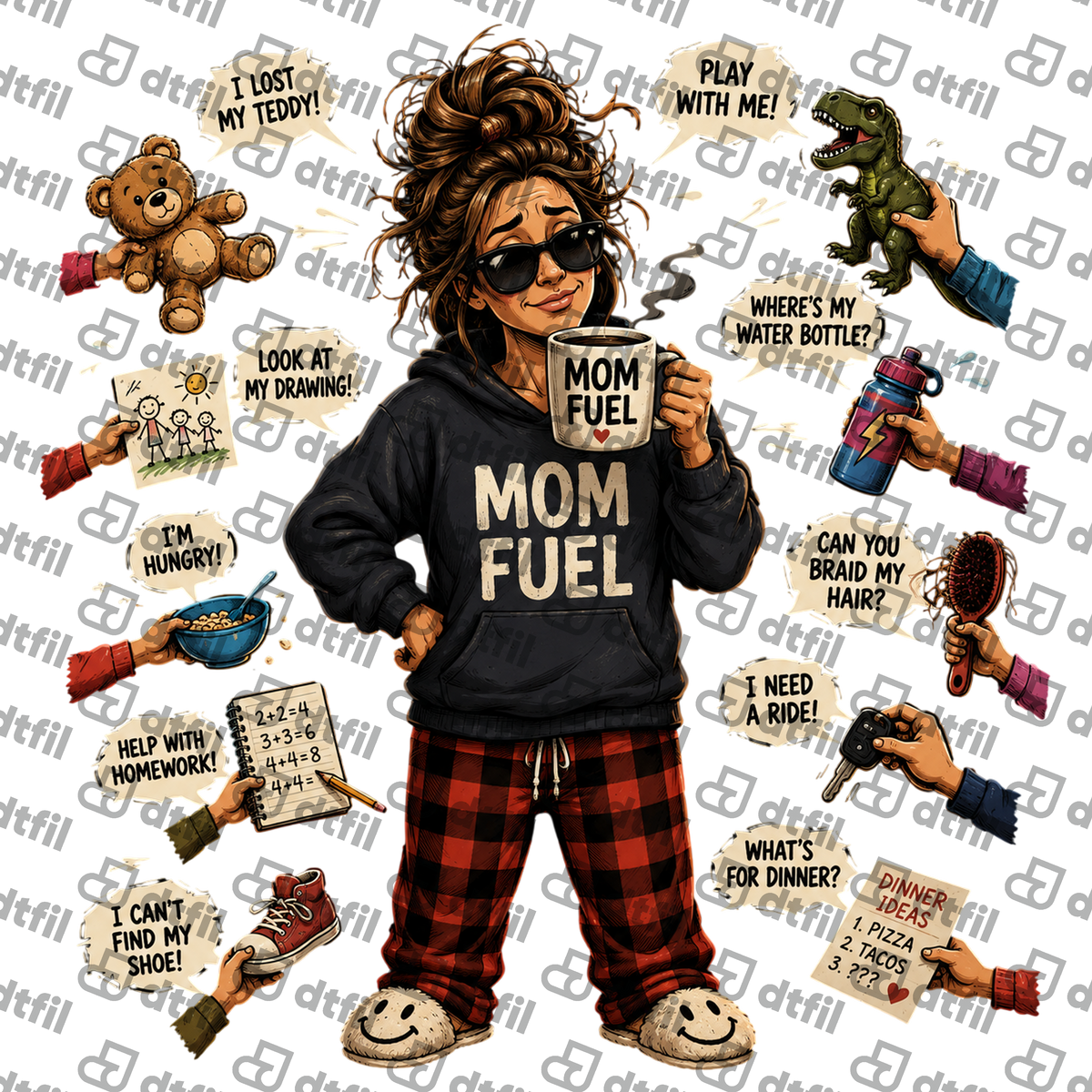 Mother's Day - Mom Fuel: Motherhood Survival Mode