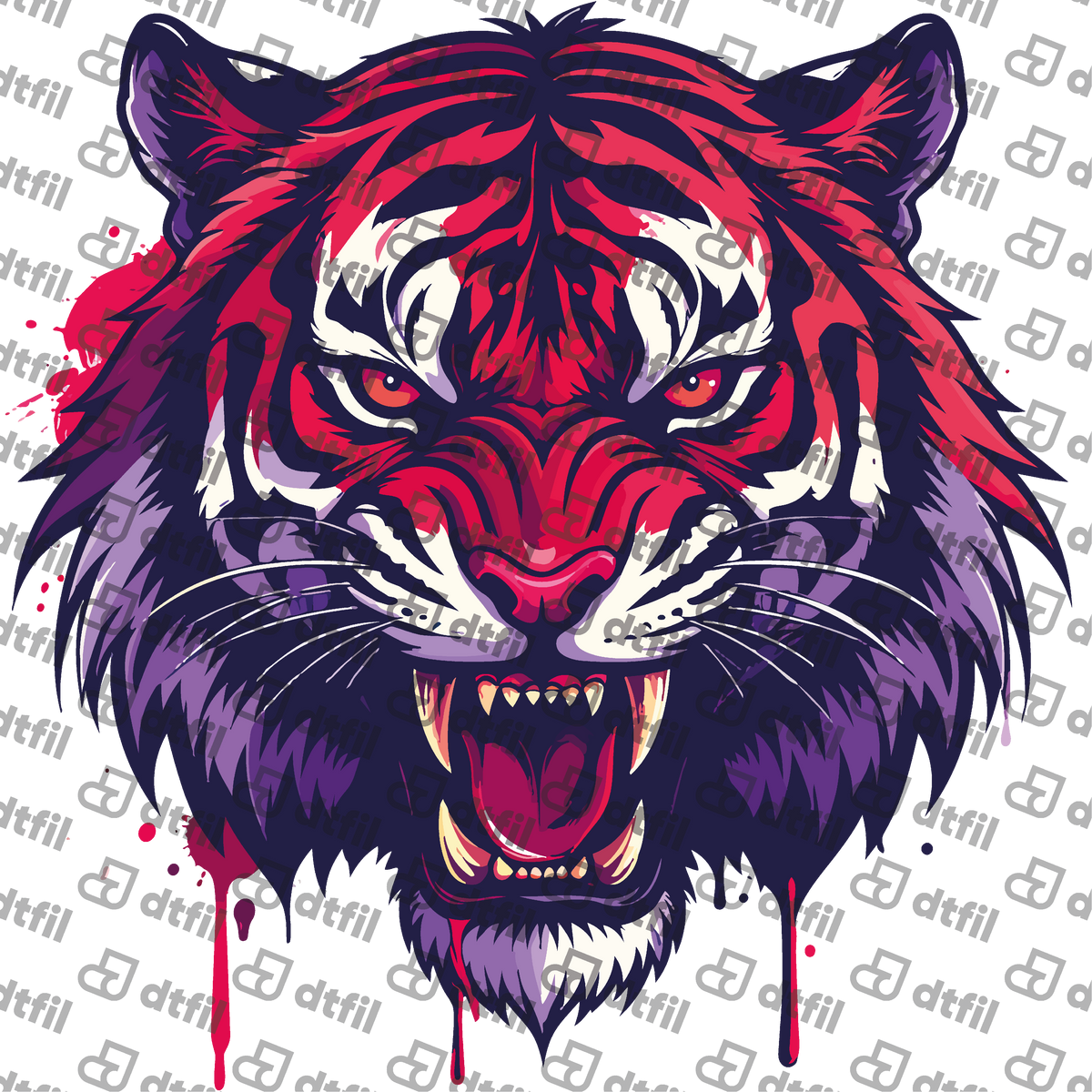 Animals - Crimson Fury Tiger