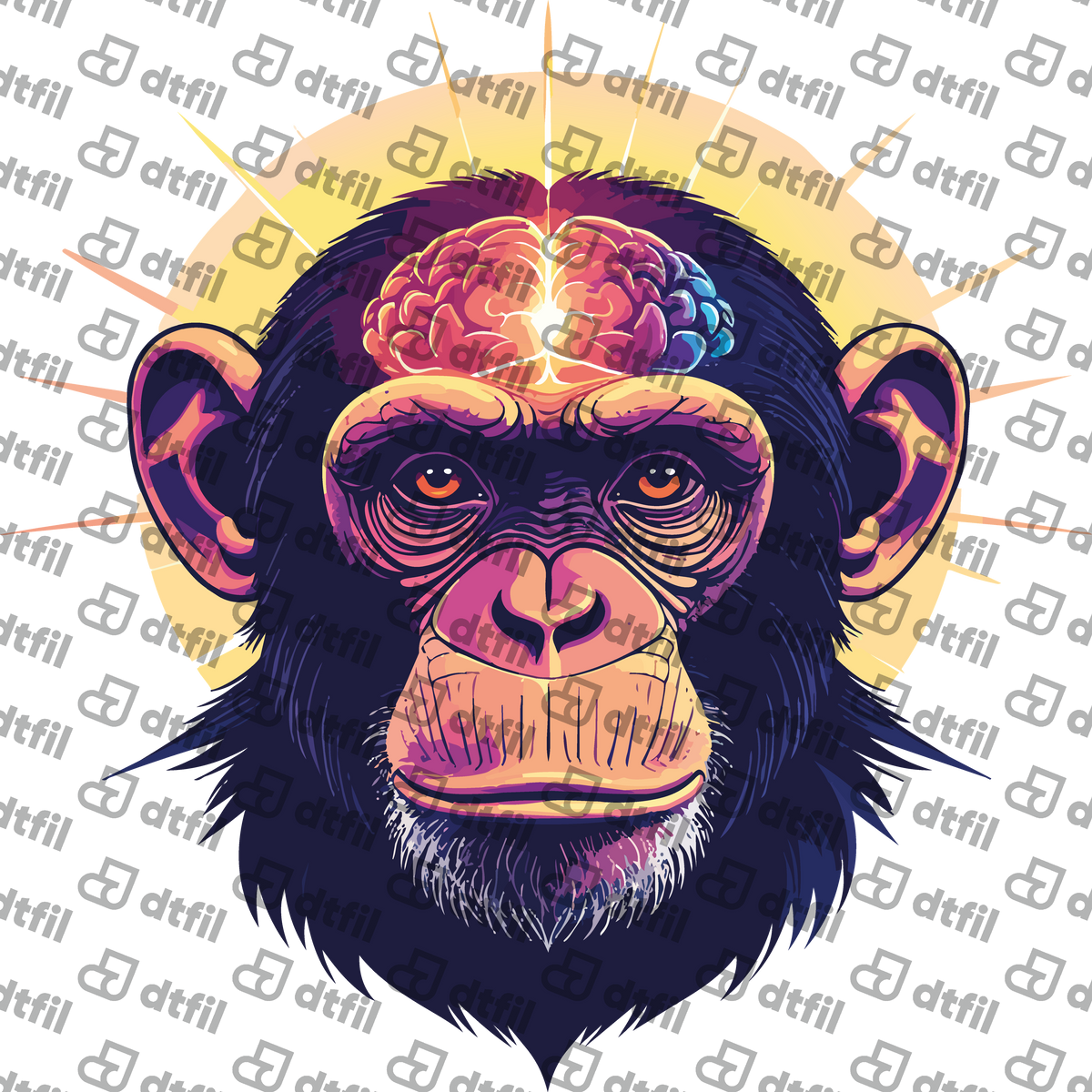 Animals - Glowing Mind Chimpanzee