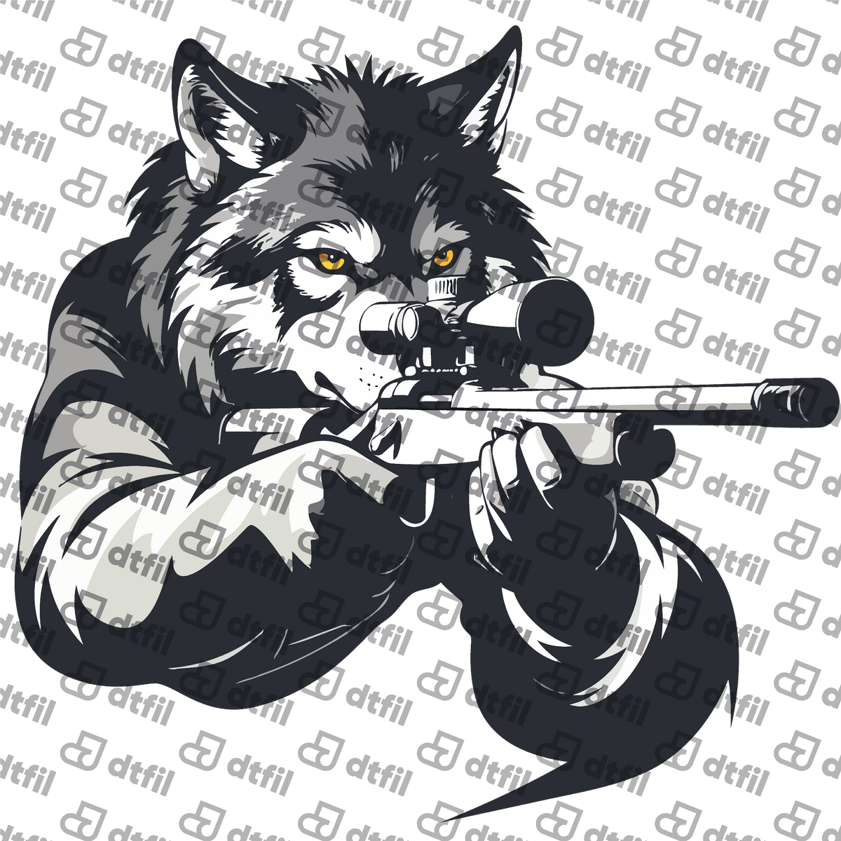 Animals - Sharpshooter Sniper Wolf