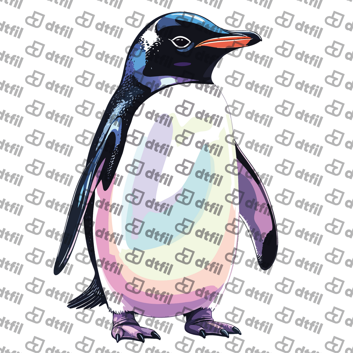 Animals - Iridescent Pop Art Penguin