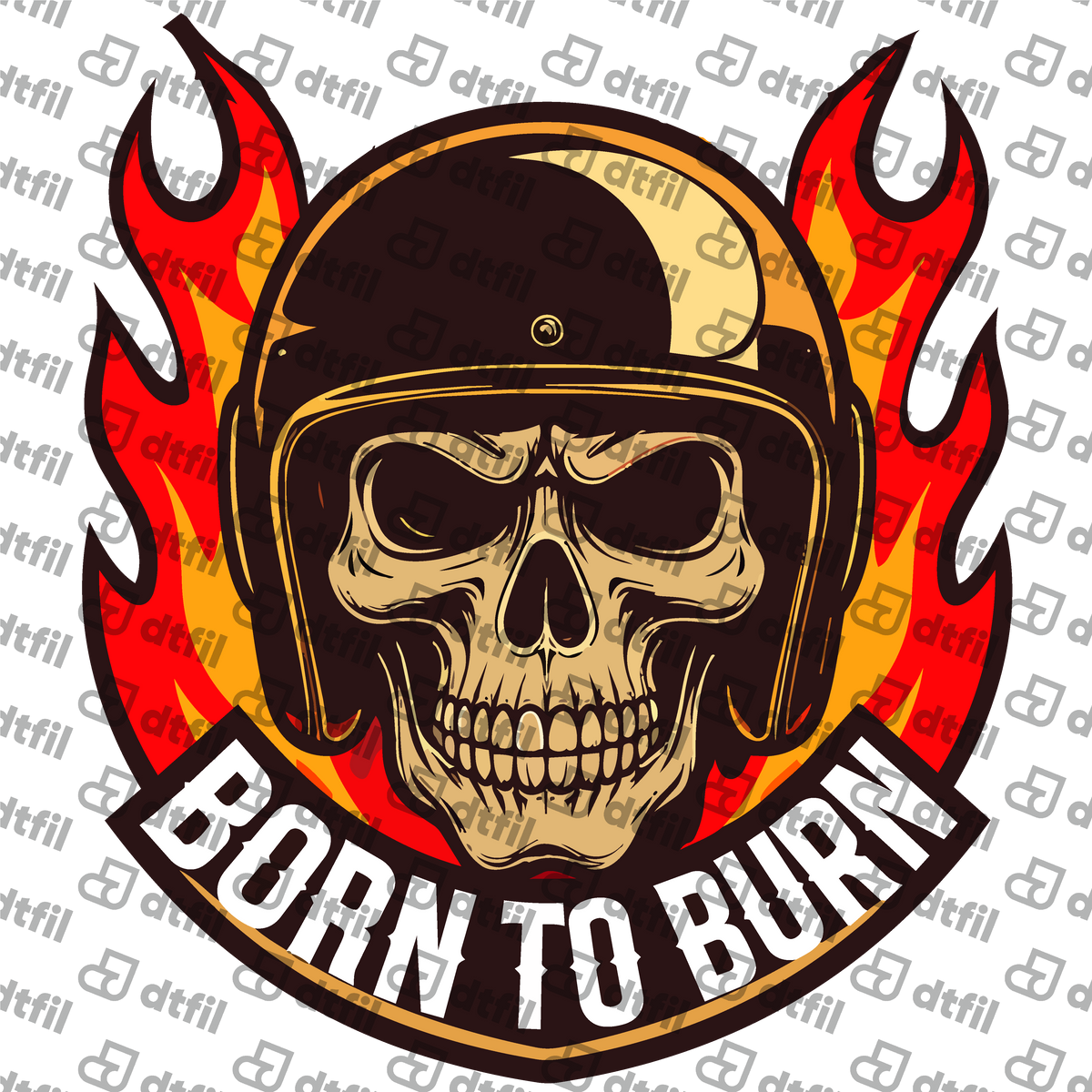 Warriors & Legends - Born to Burn Skull Rider