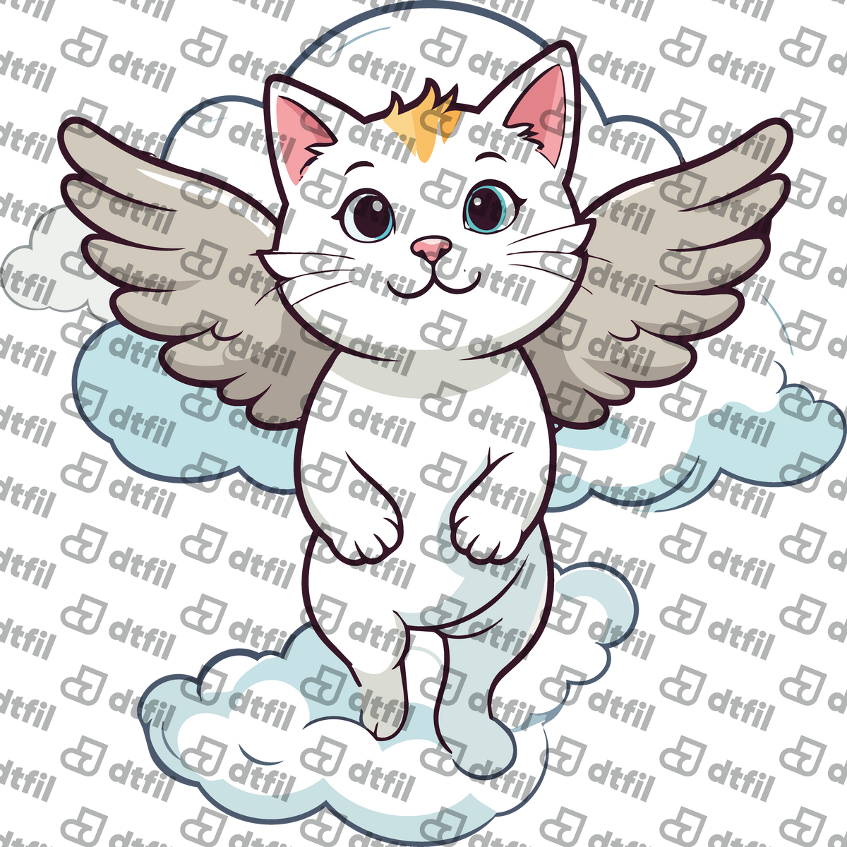 Animals - Heavenly Angel Cat