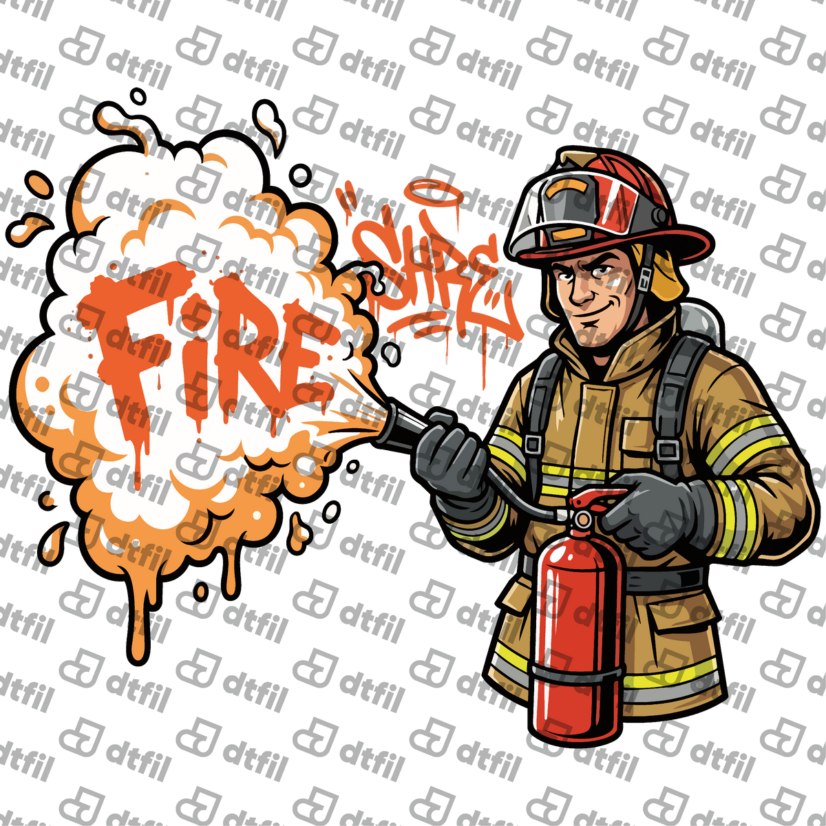 Occupation - Urban Graffiti Firefighter