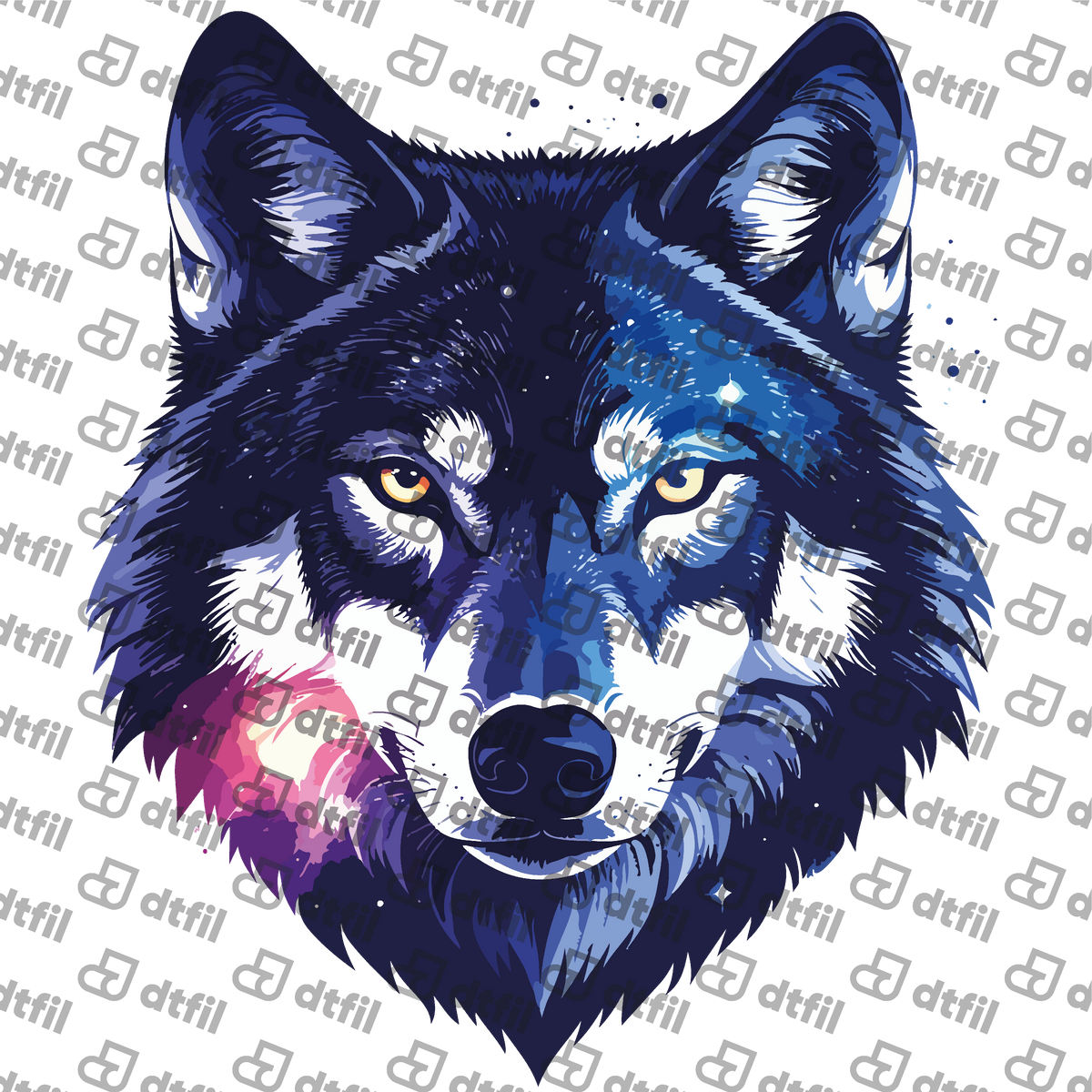 Animals - Celestial Nebula Wolf