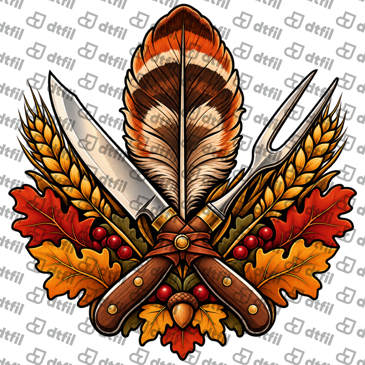 Thanksgiving - Harvest Warrior Emblem