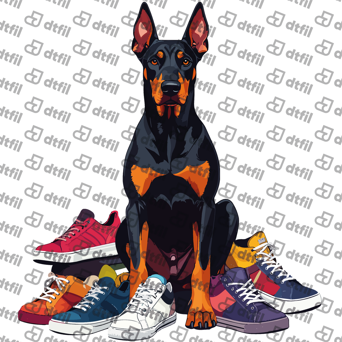 Animals - Sneakerhead Doberman