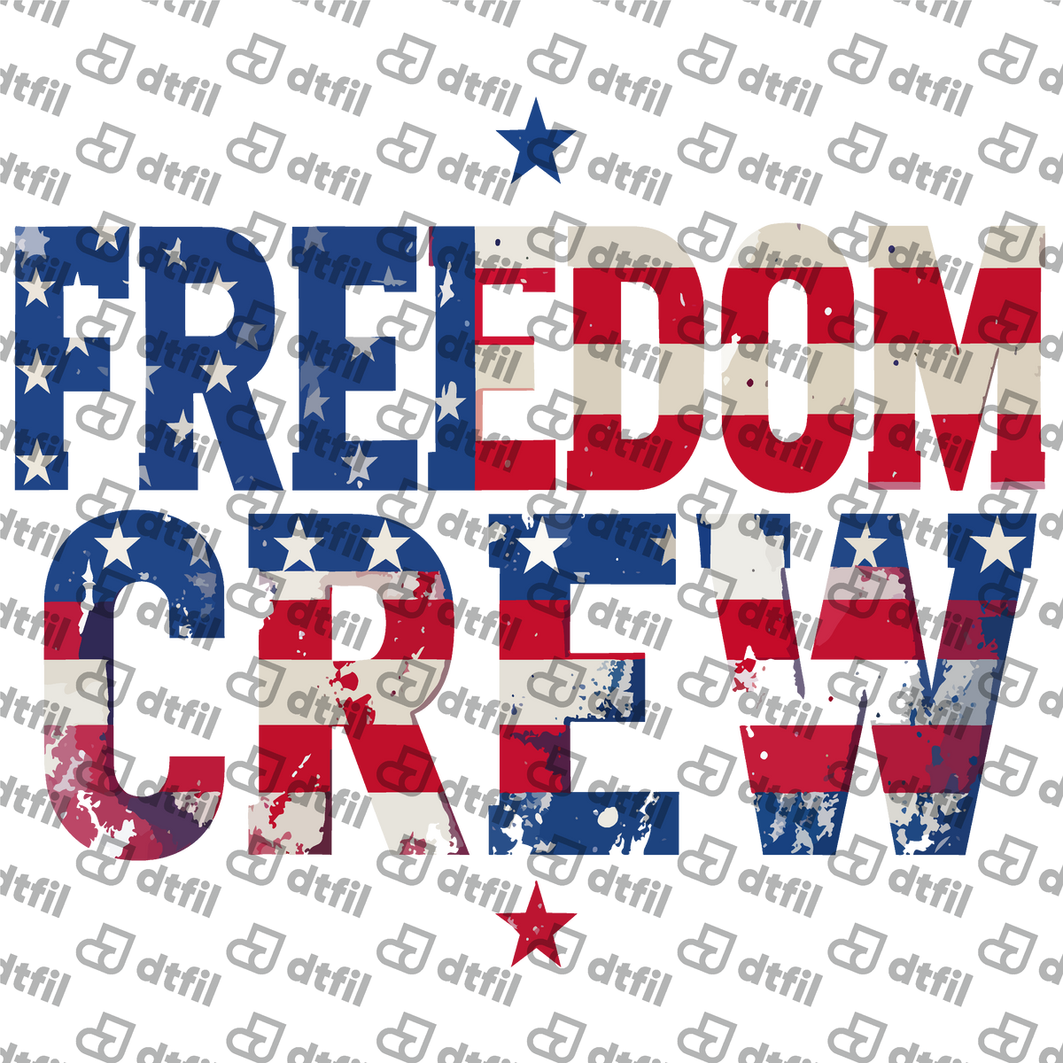 4th of July - Distressed Freedom Crew