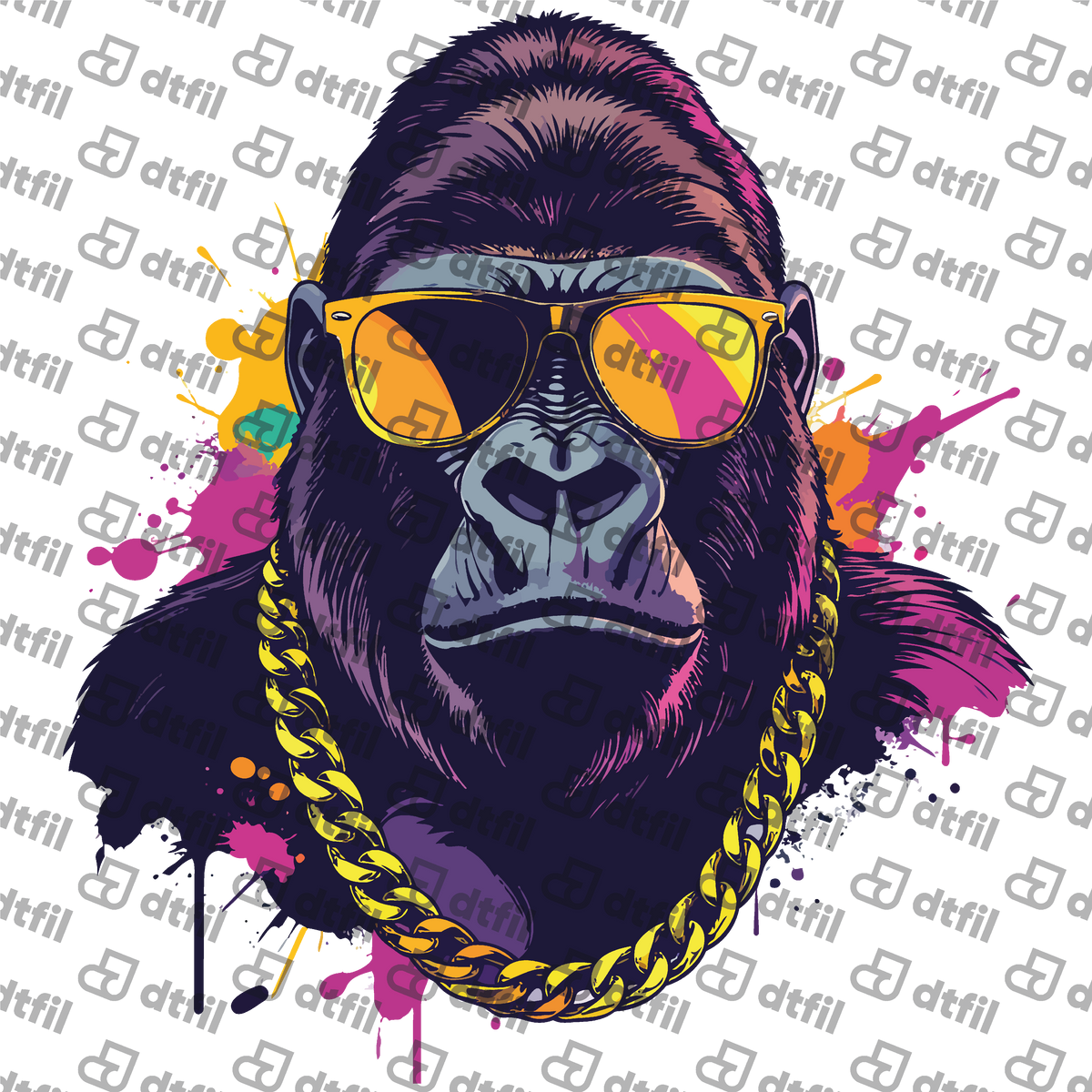 Animals - Retro Shades Gorilla