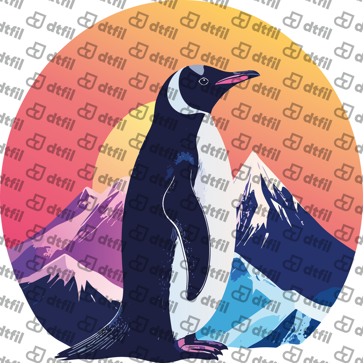 Animals - Pastel Peak Penguin