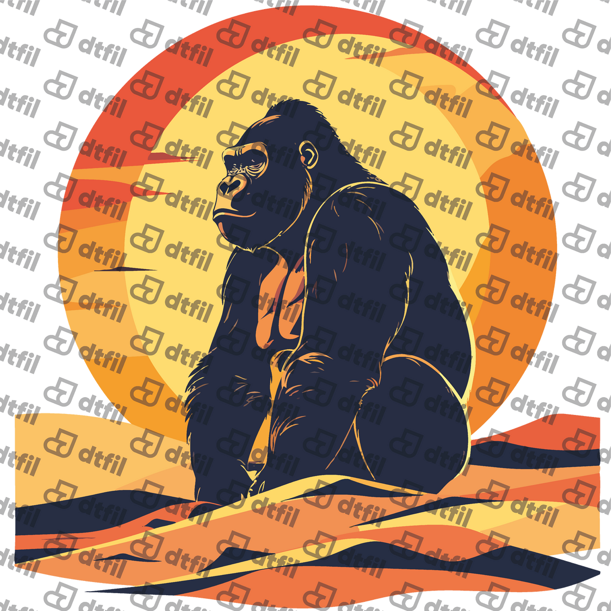Animals - Golden Hour Silverback