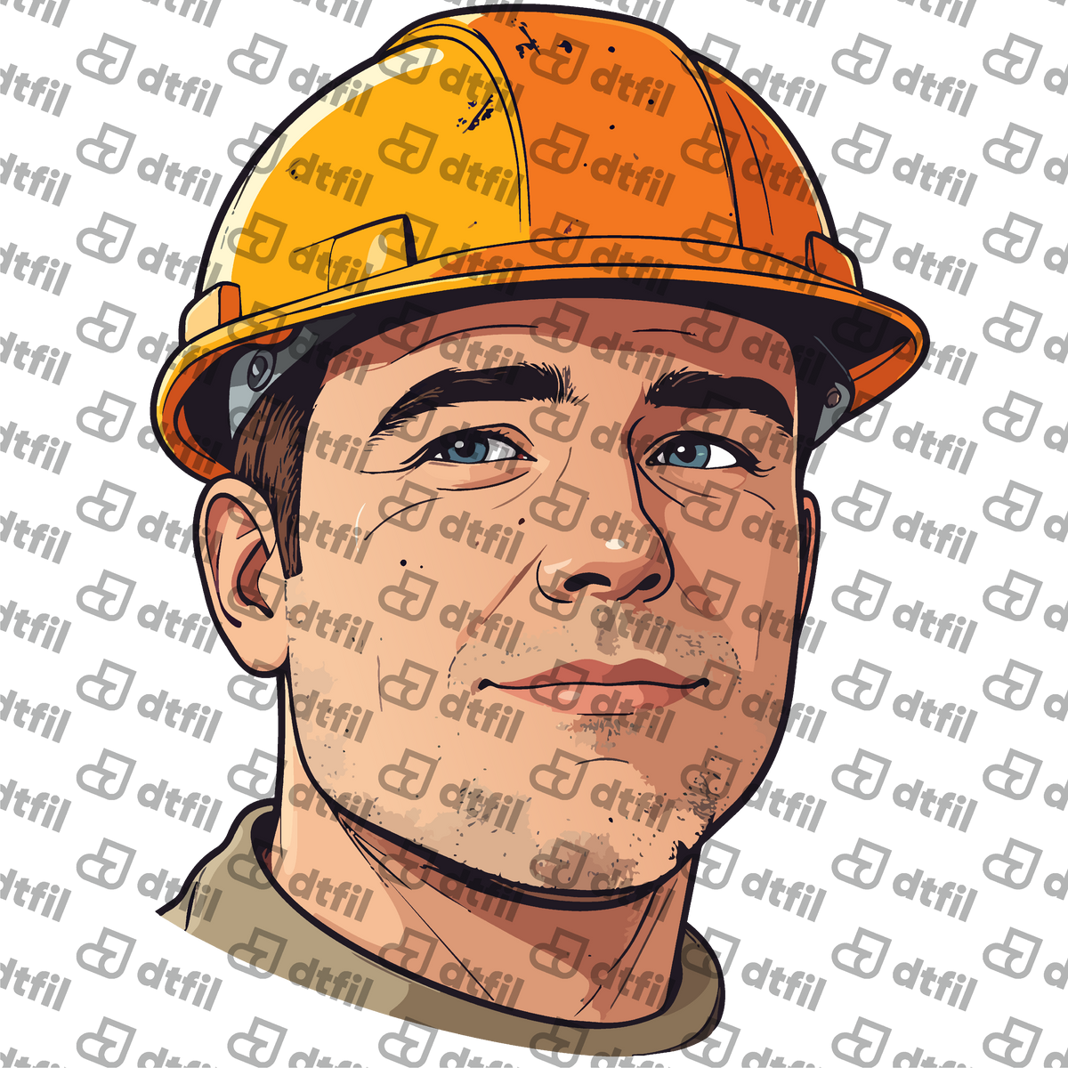 Occupation - Orange Hard Hat Hero