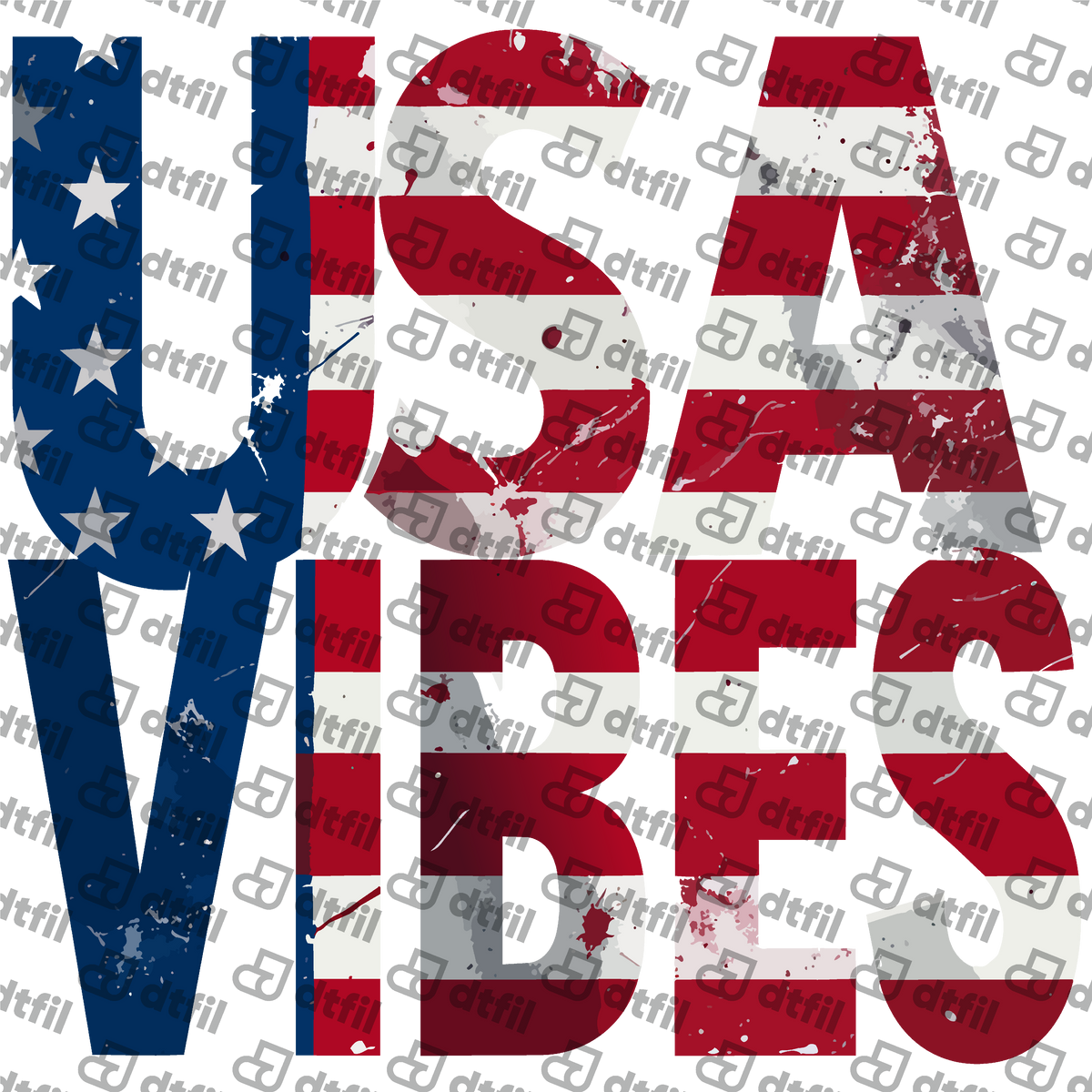 4th of July - Distressed USA Vibes