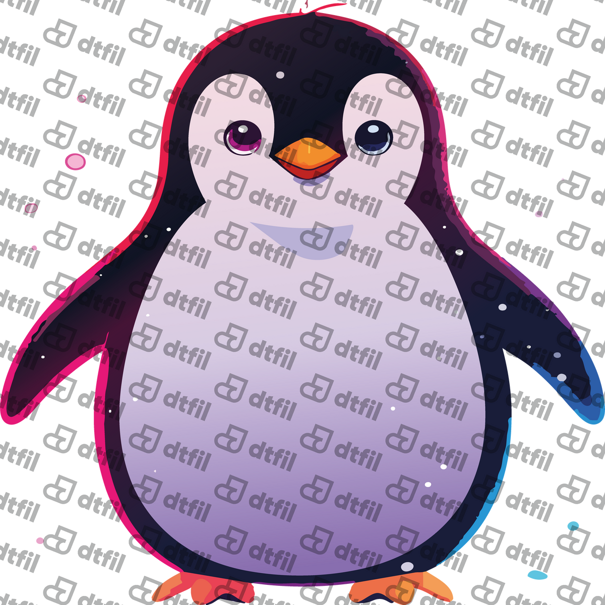 Animals - Neon Starry Penguin