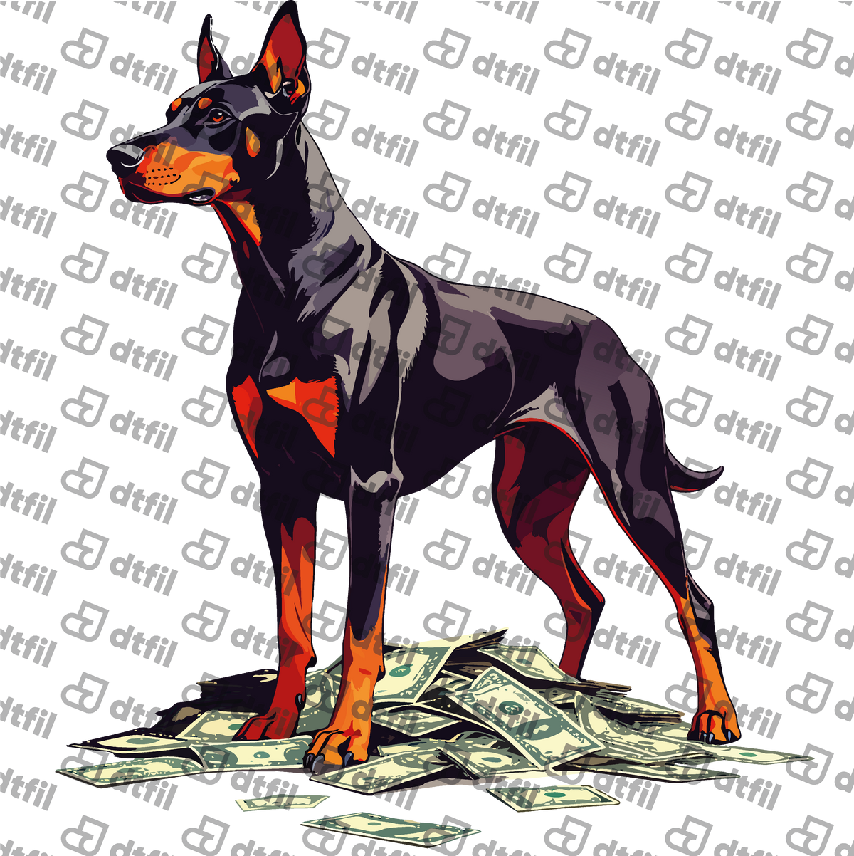 Animals - Cash Guard Doberman