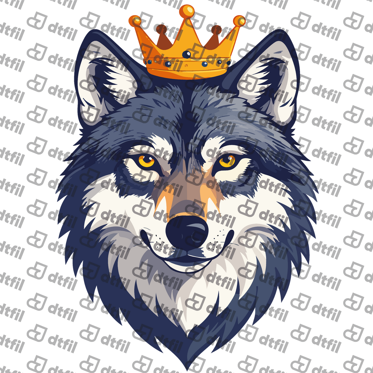 Animals - Crowned King Wolf