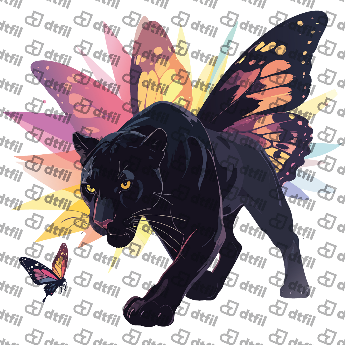 Animals - Ethereal Winged Panther