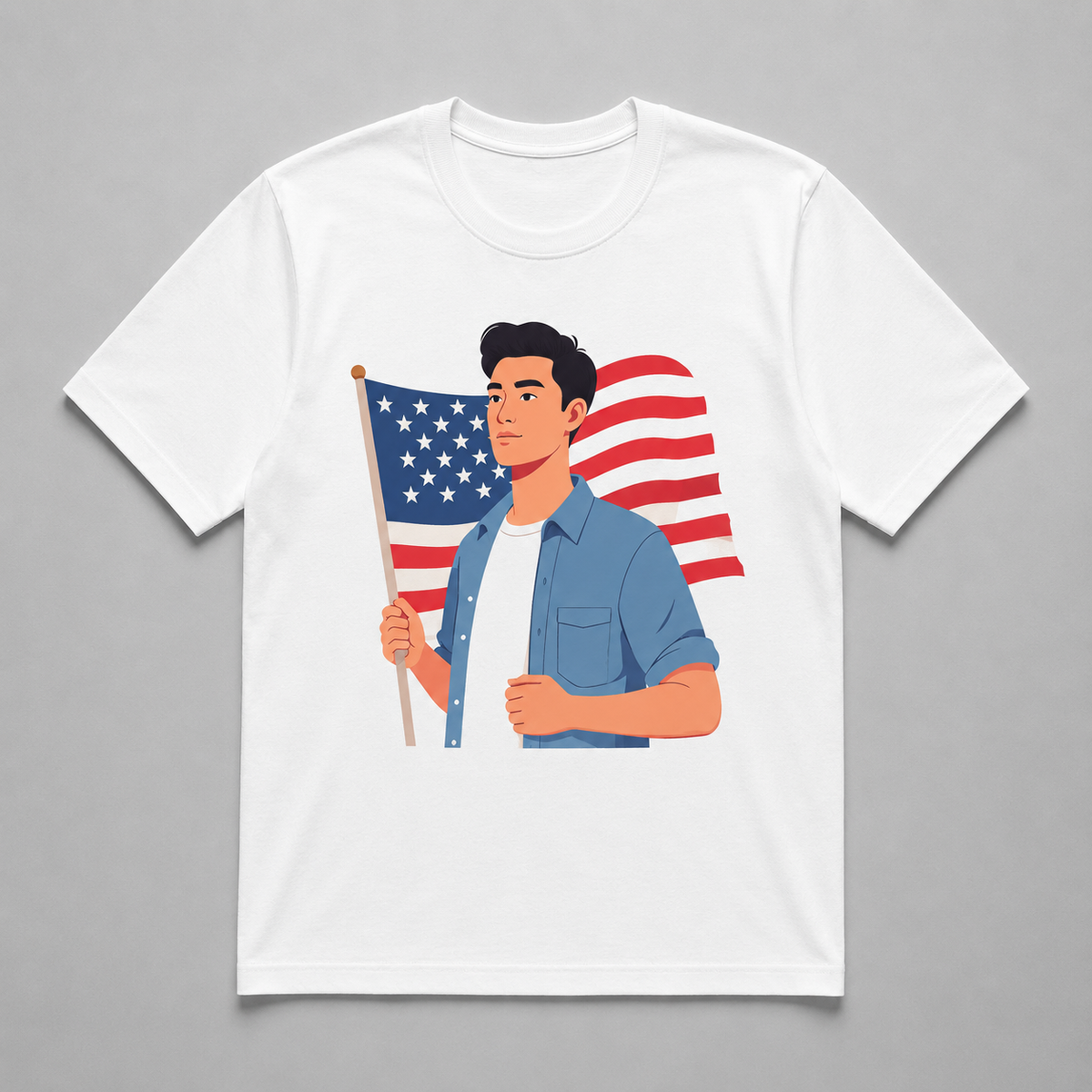 4th of July - Proud Flag Bearer