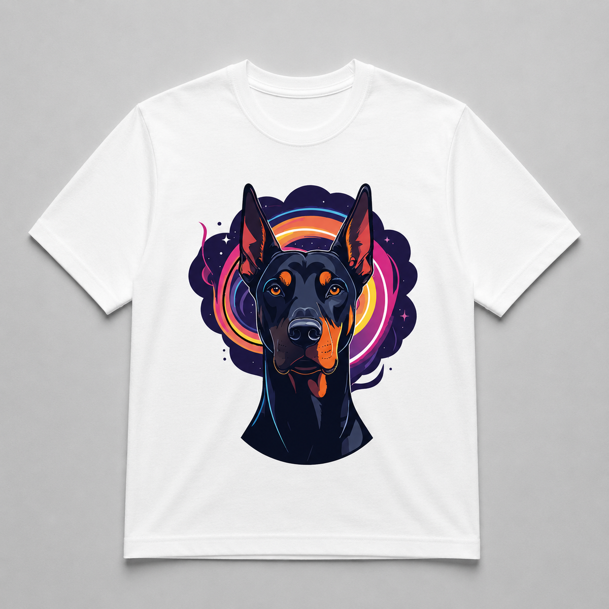 Animals - Cosmic Swirl Doberman