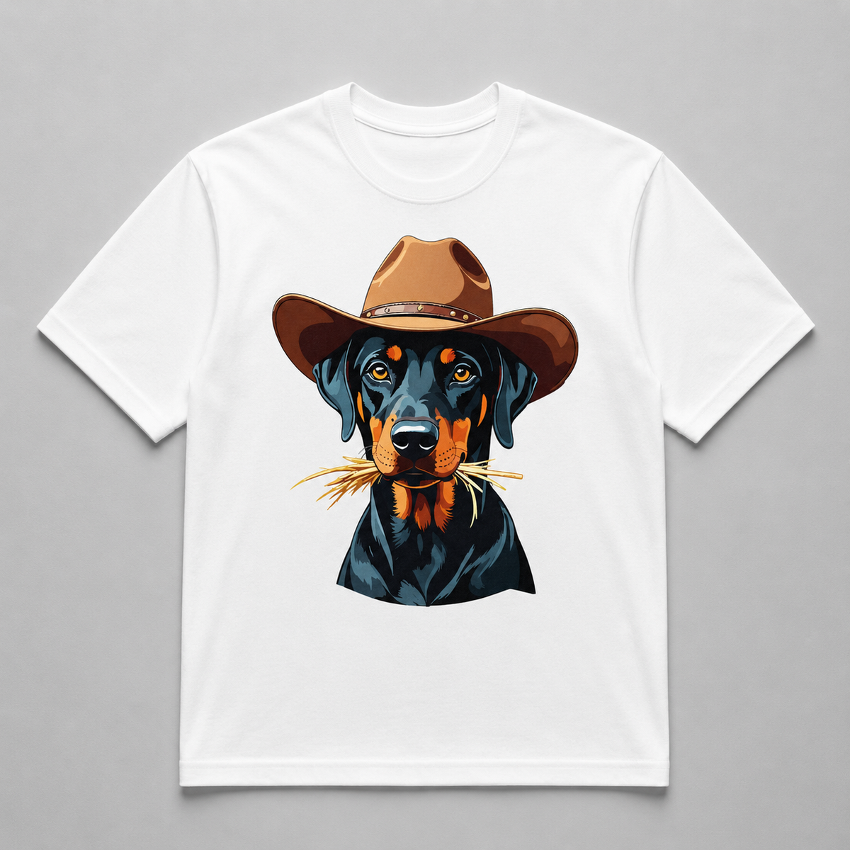 Animals - Country Cowboy Doberman
