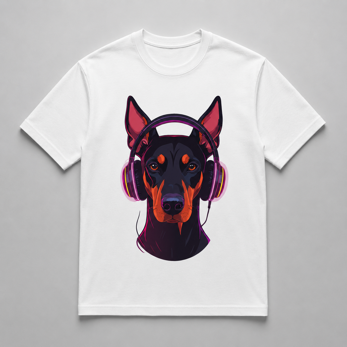 Animals - Neon DJ Doberman