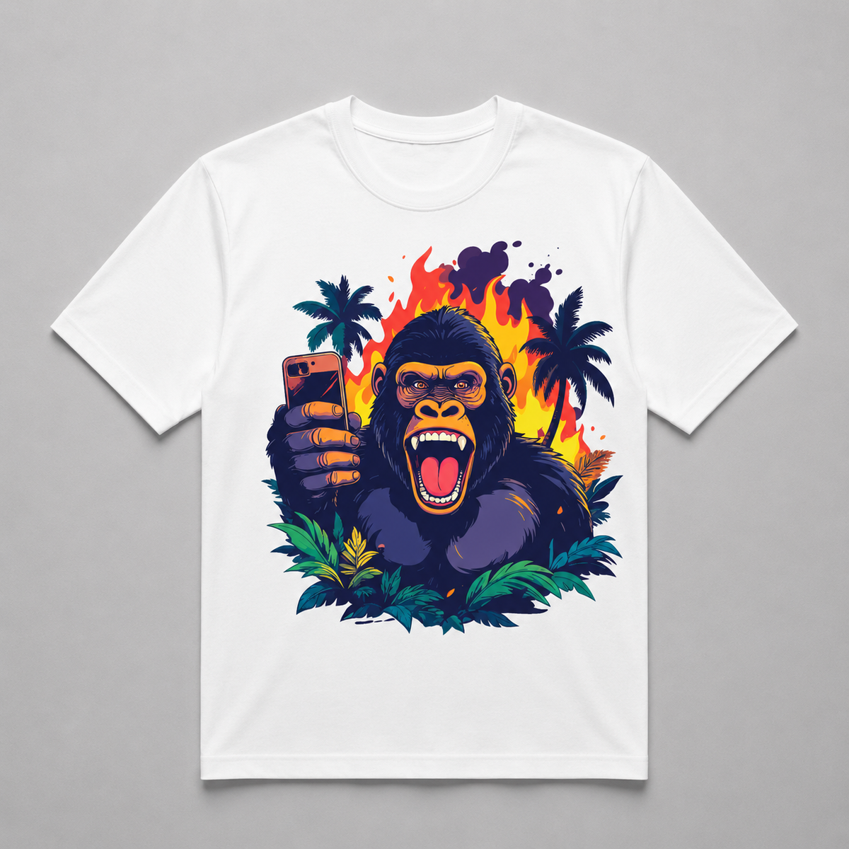 Animals - Roaring Jungle Selfie Gorilla