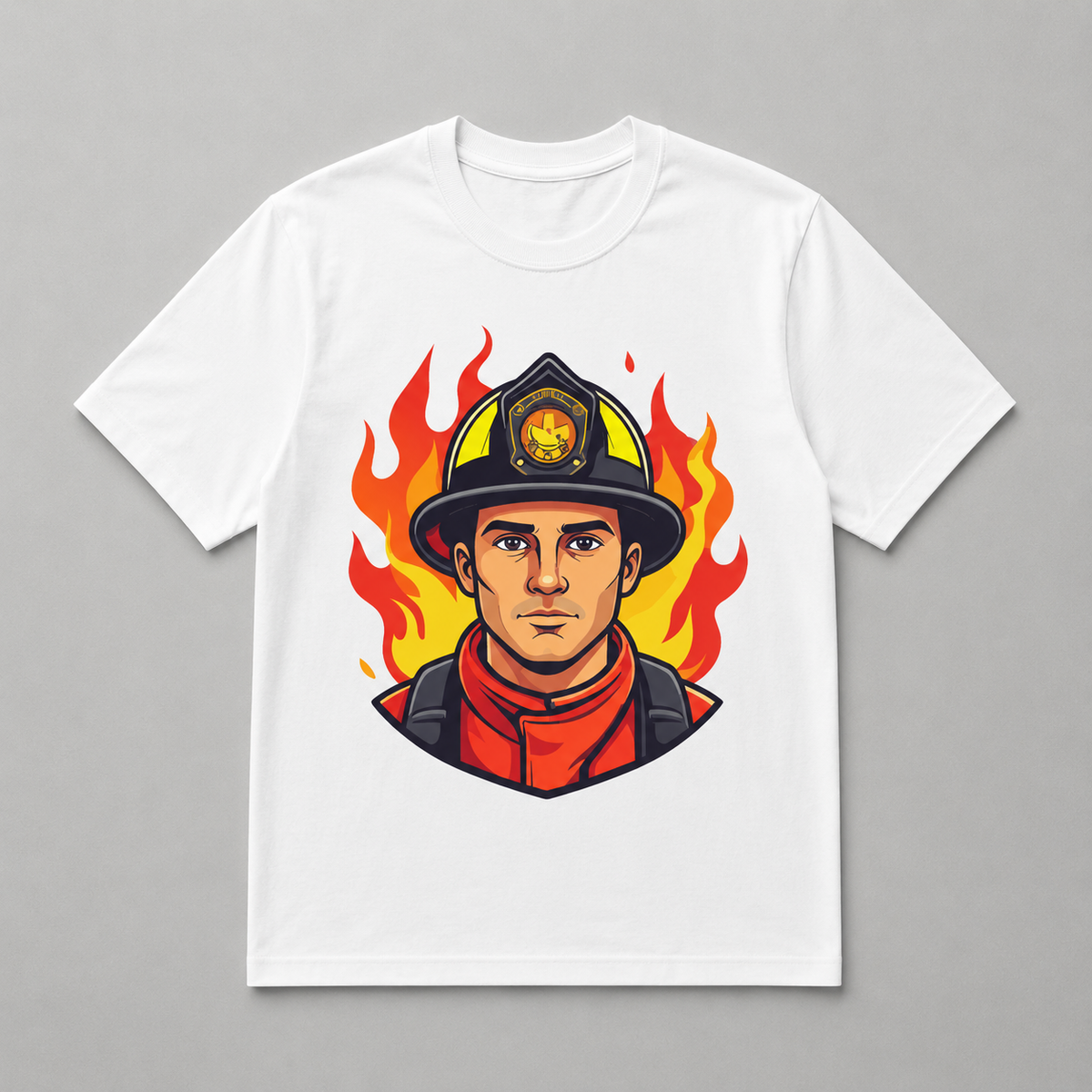 Occupation - Steadfast Firefighter in Flames