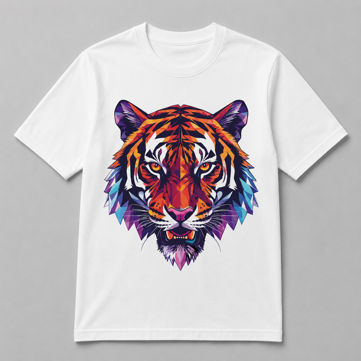 Animals - Geometric Prism Tiger