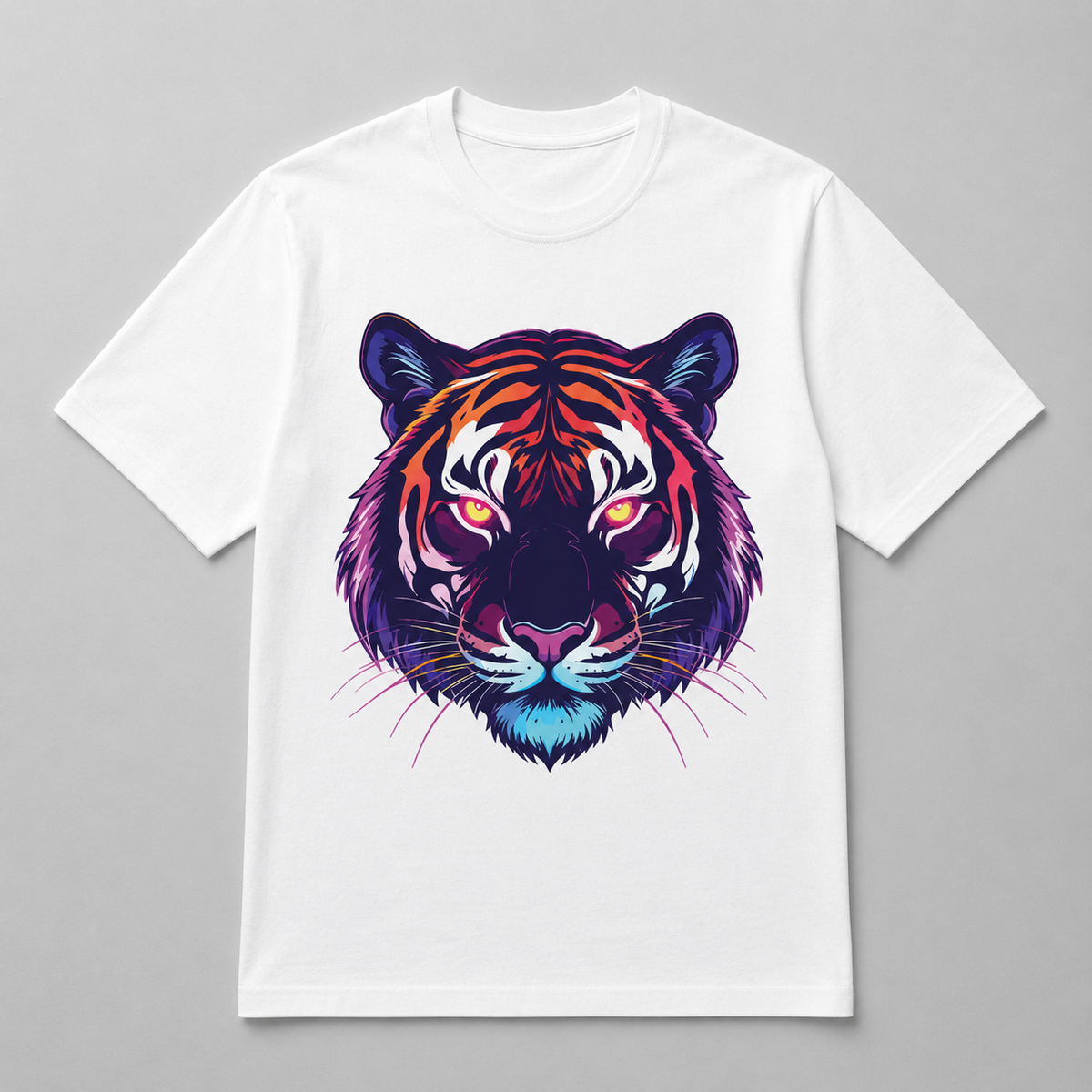 Animals - Neon Synthwave Tiger