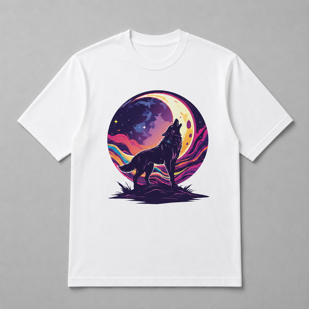 Animals - Neon Moon Howling Wolf