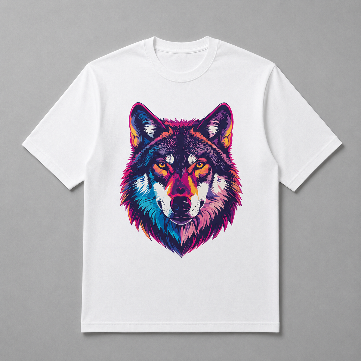 Animals - Neon Midnight Wolf