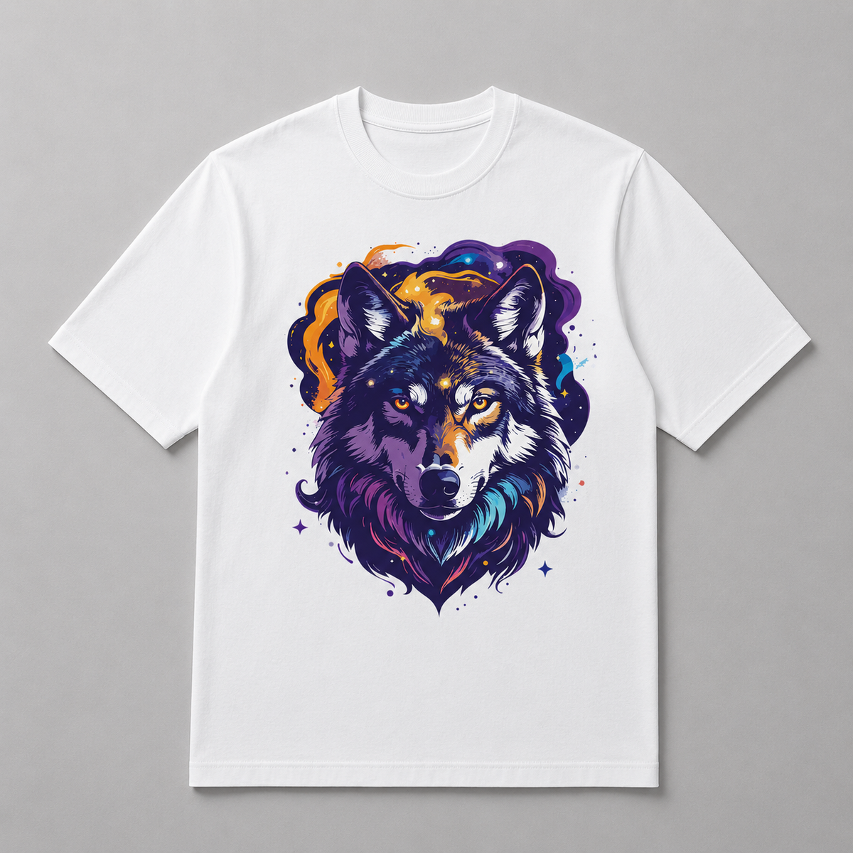 Animals - Celestial Galaxy Wolf