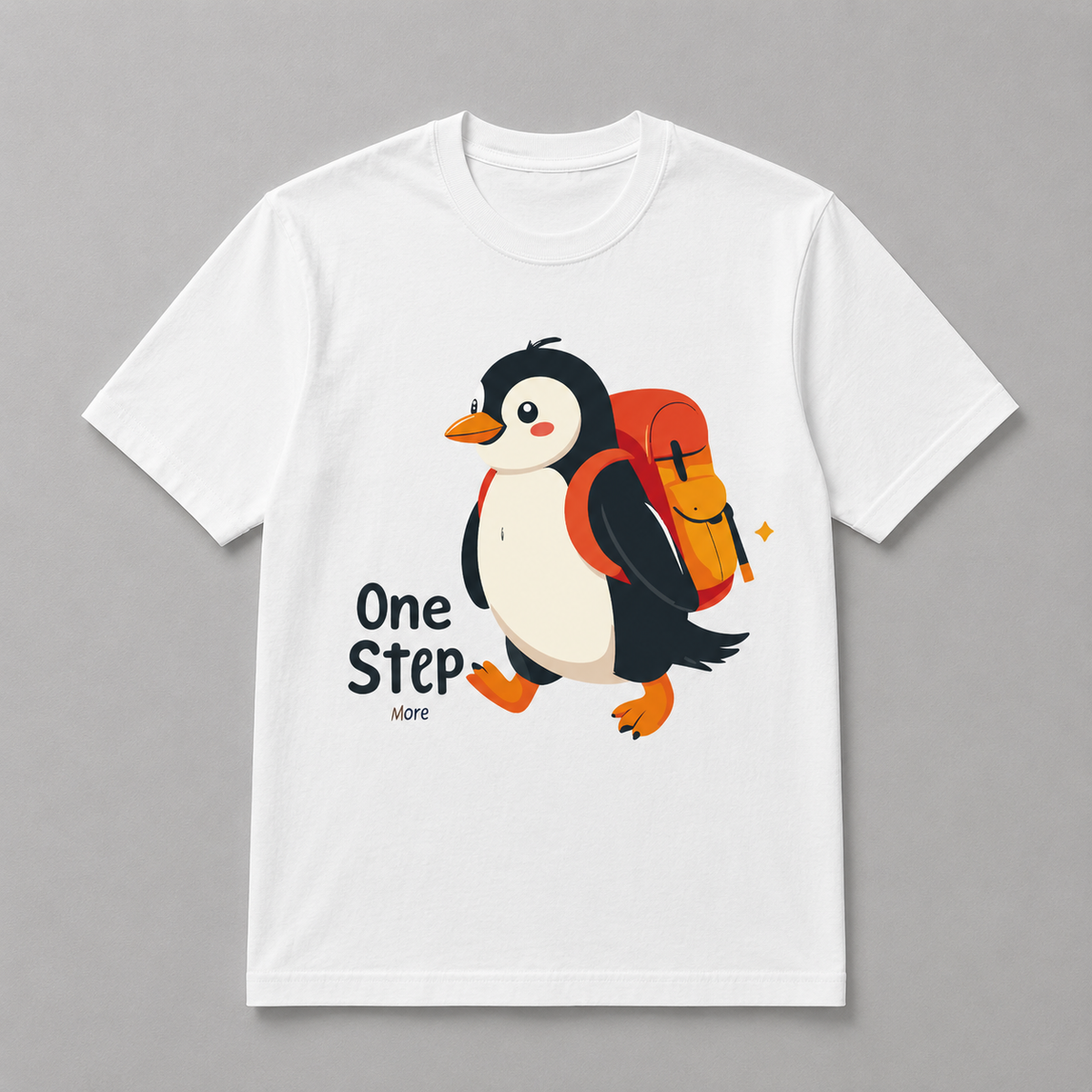 Animals - "One Step More" Backpacking Penguin