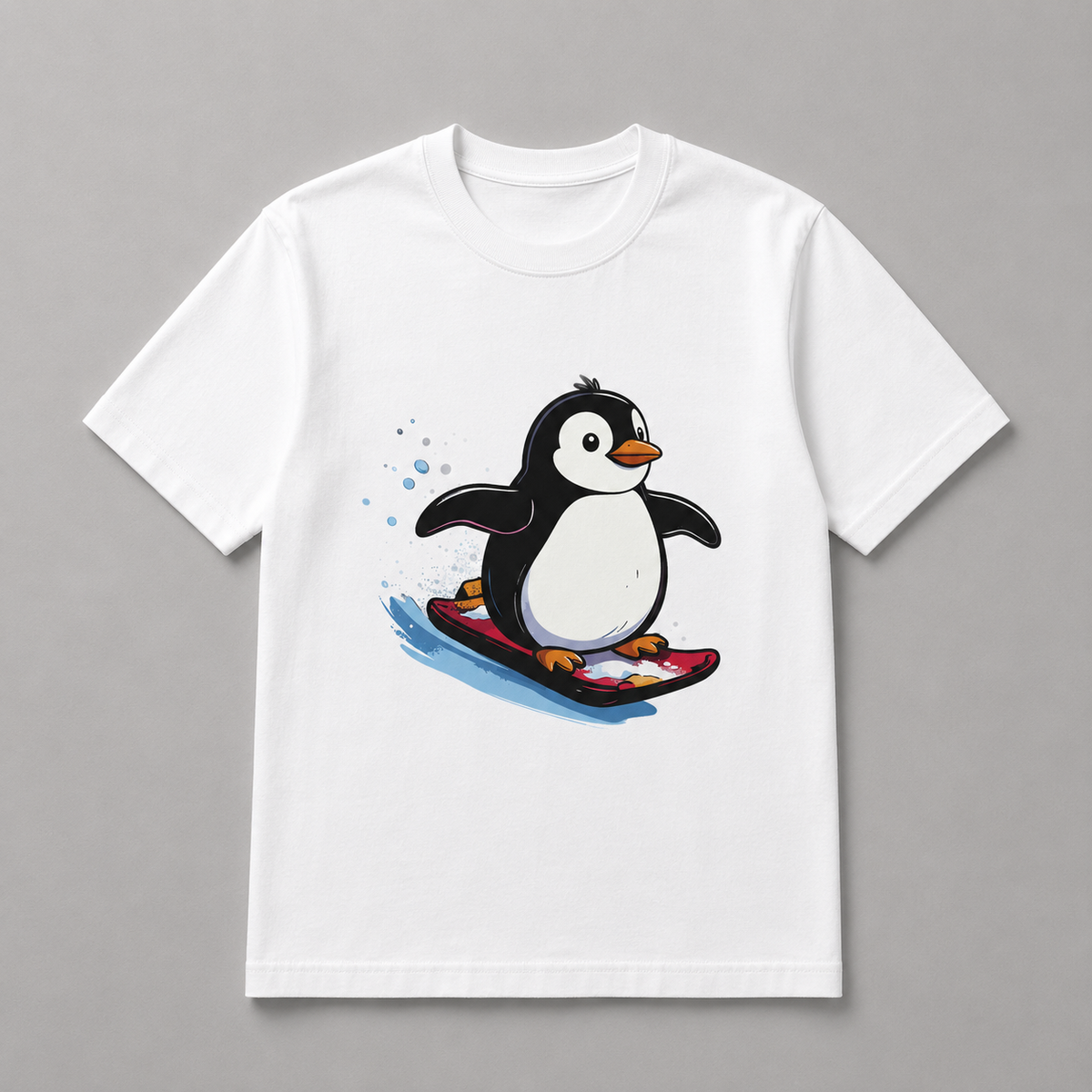 Animals - Shredding Snowboard Penguin