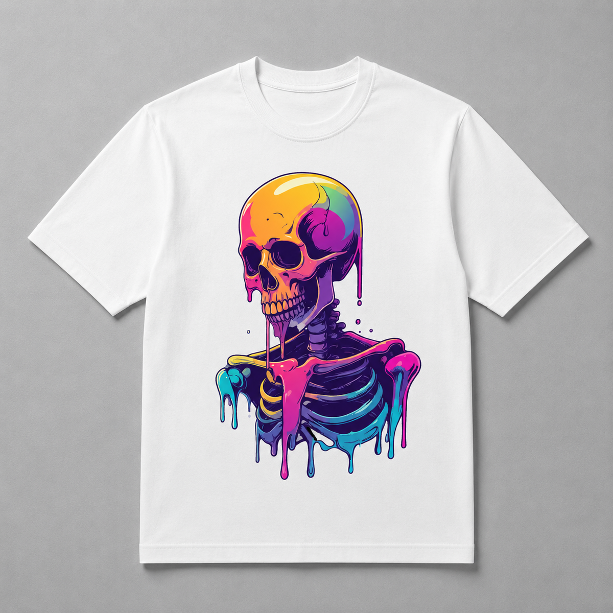 Warriors & Legends - Melting Neon Skull