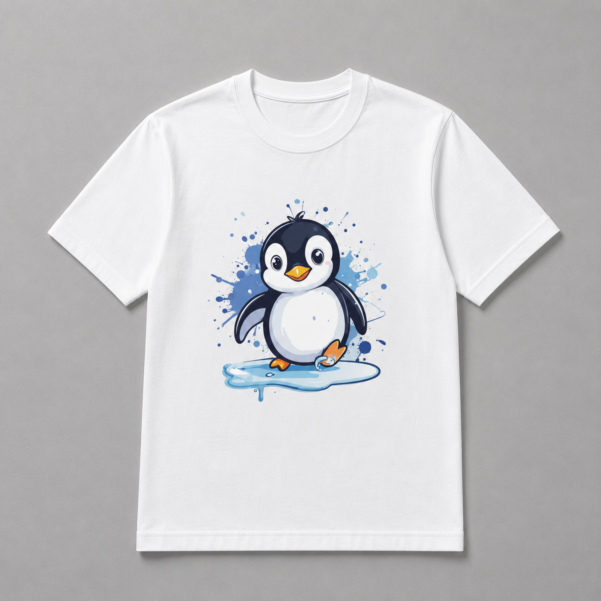 Animals - Playful Splash Baby Penguin