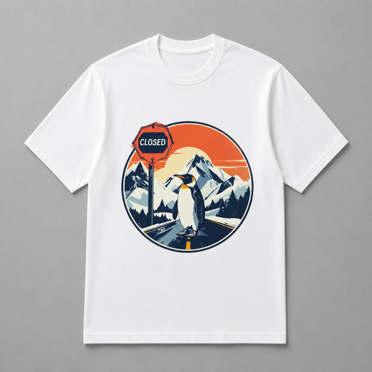 Animals - Road Closed Penguin