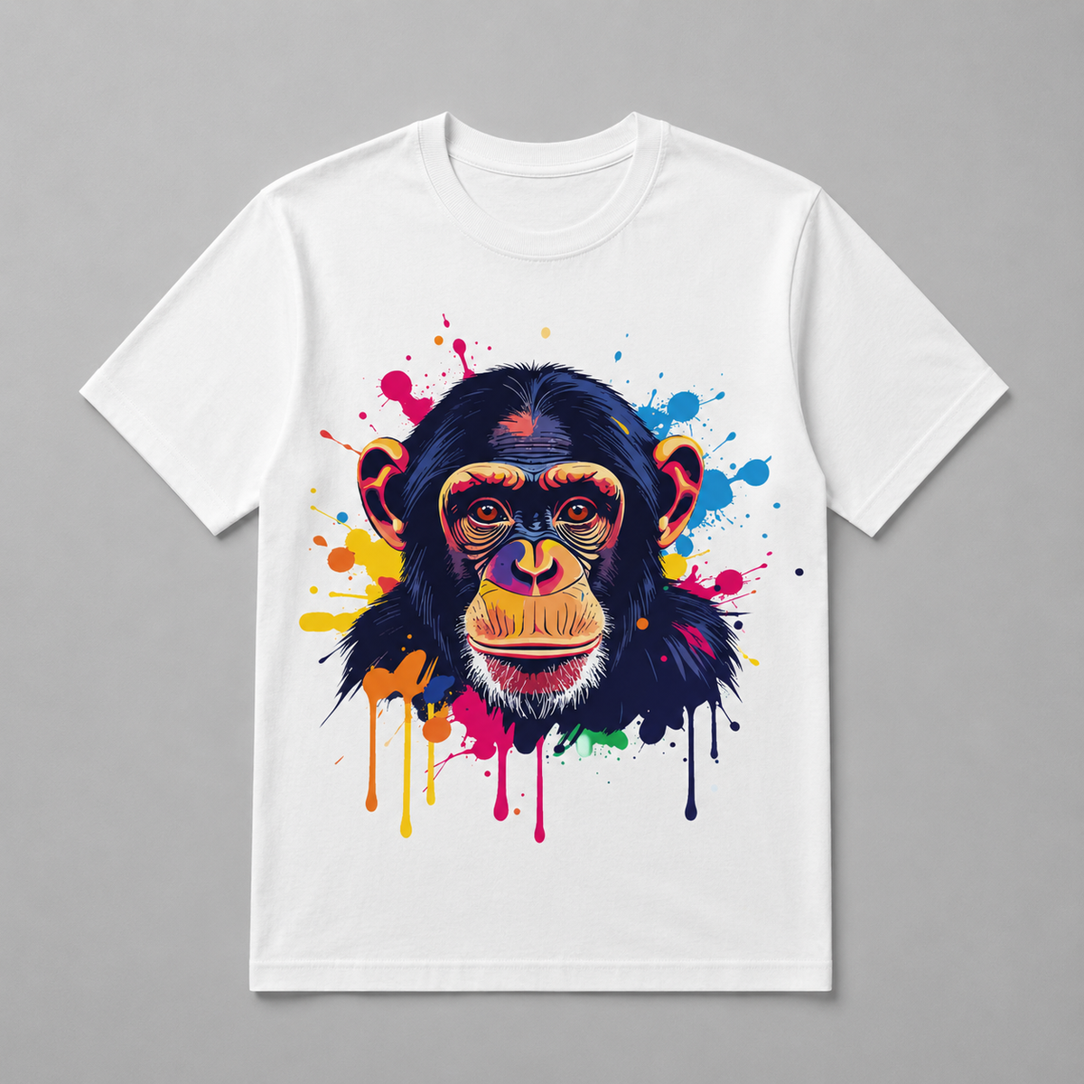 Animals - Neon Splash Chimpanzee