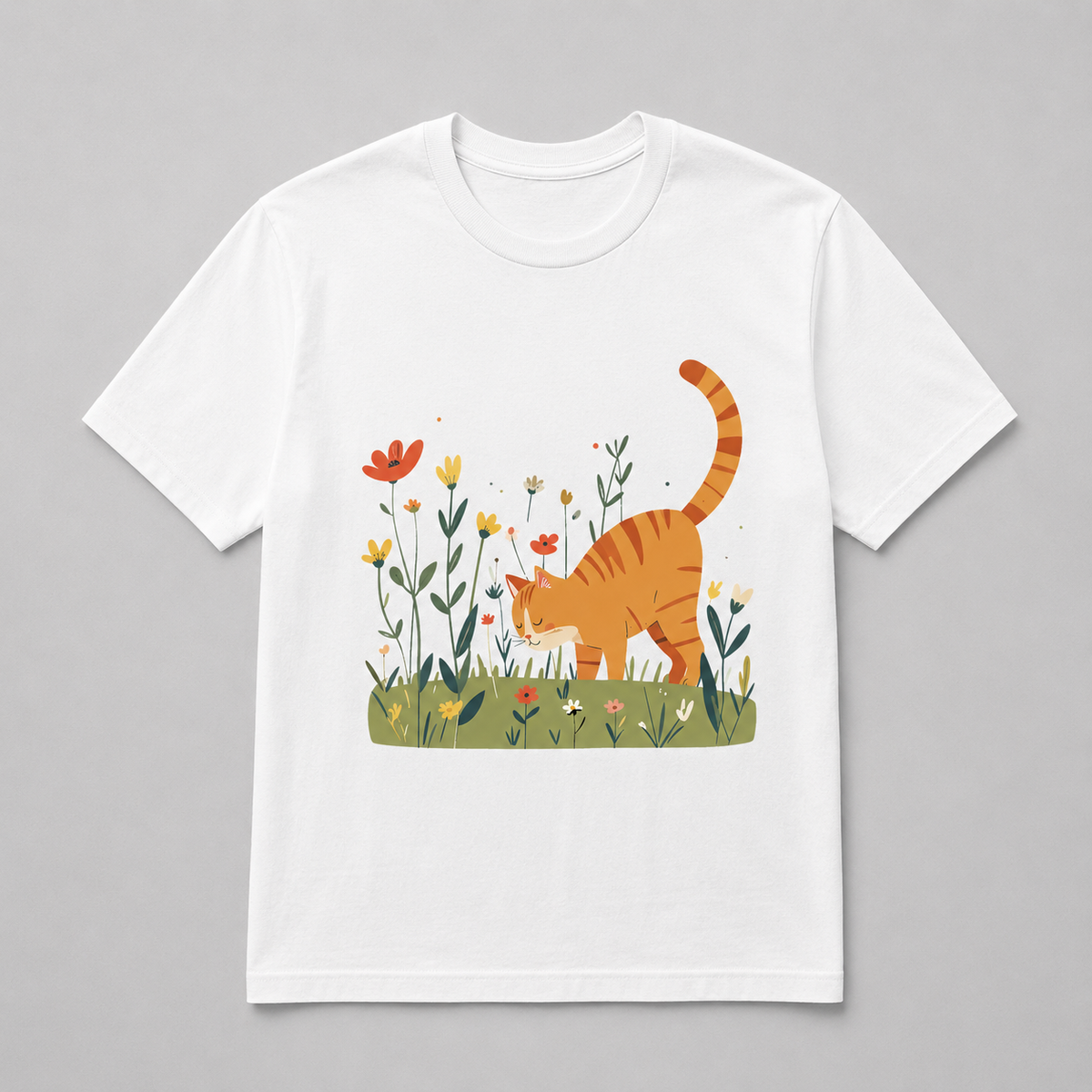 Animals - Curious Garden Cat