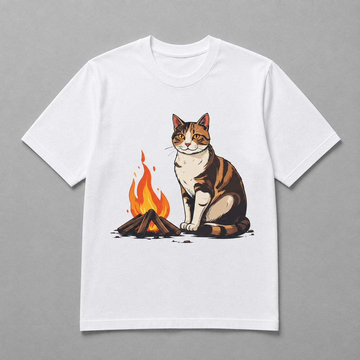 Animals - Cozy Campfire Cat